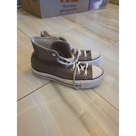 Converse Chuck Taylor All Star Move Platform Womens 9.5 Sneakers Black A12309F - Picture 1 of 16